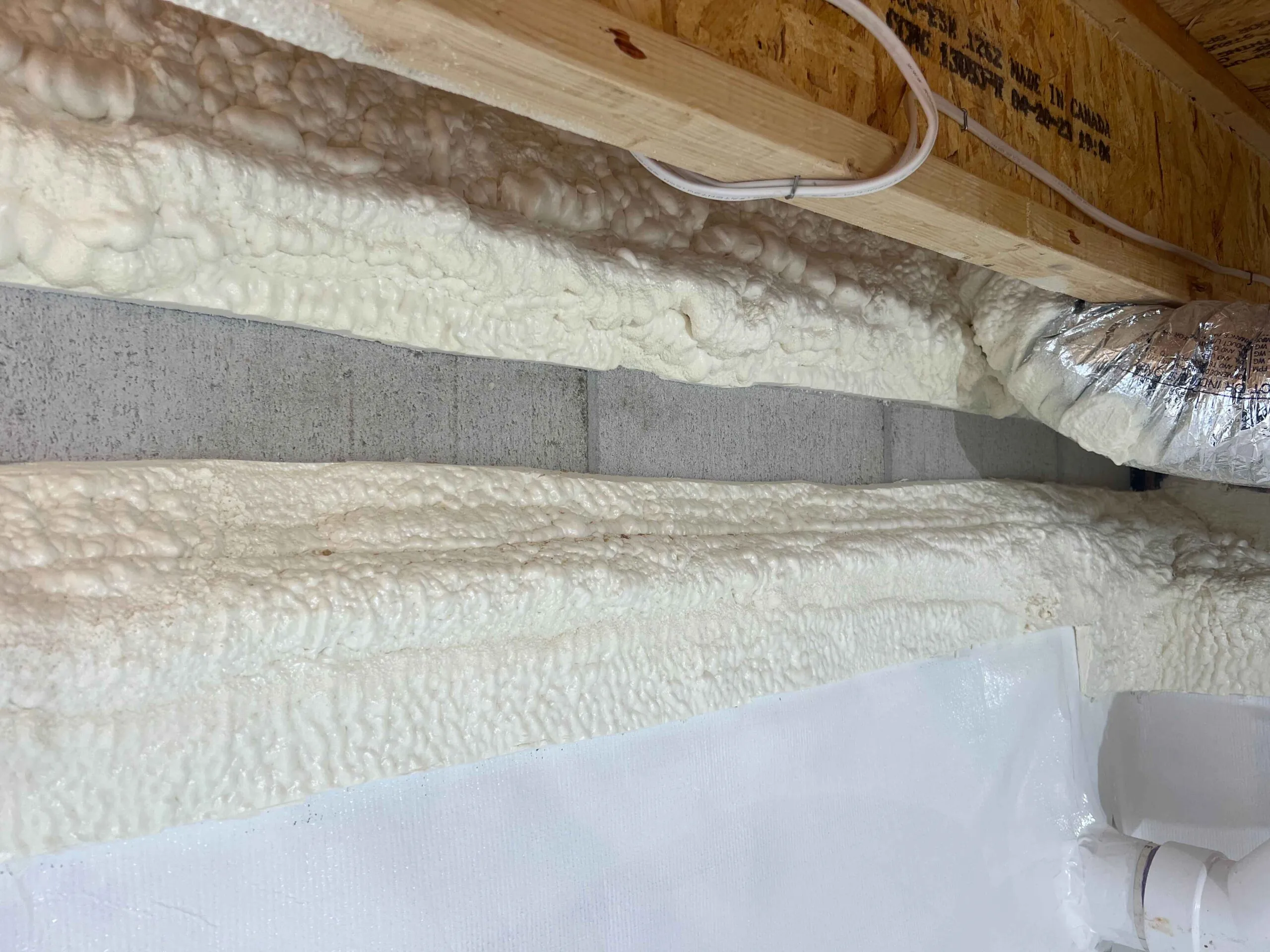 encapsulated crawl space foam insulation
